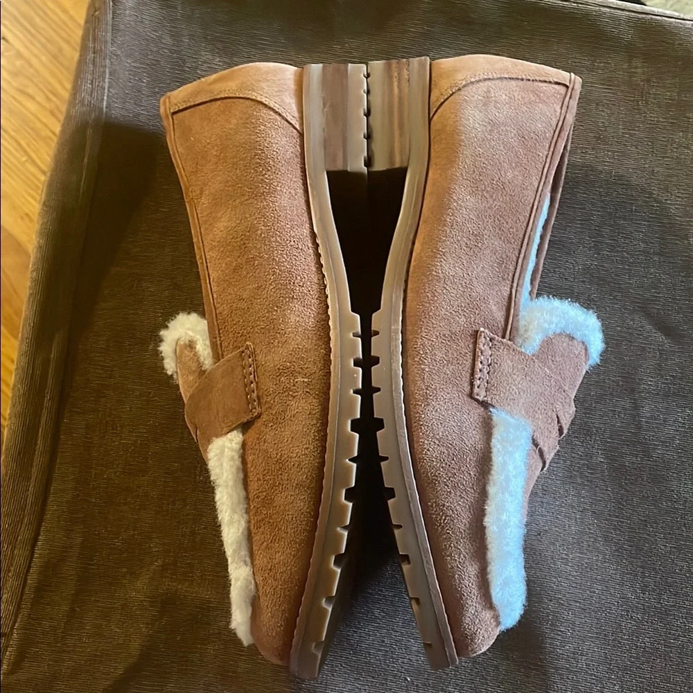 Talbots Cassidy Sherpa Suede Loafers - Picture 4 of 8